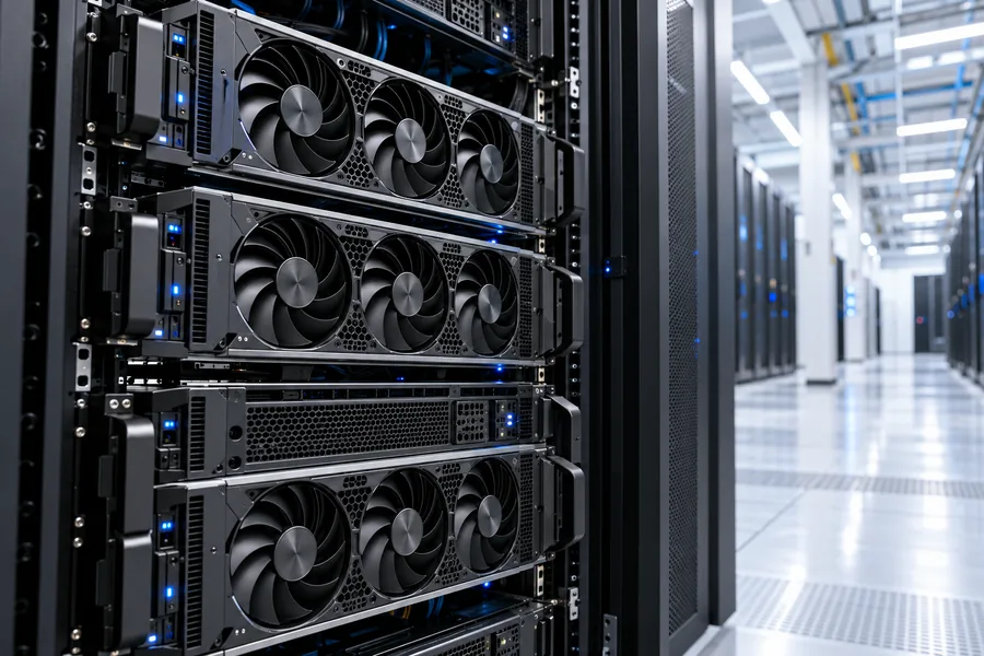 Conceptual photograph of infrastructure hardware