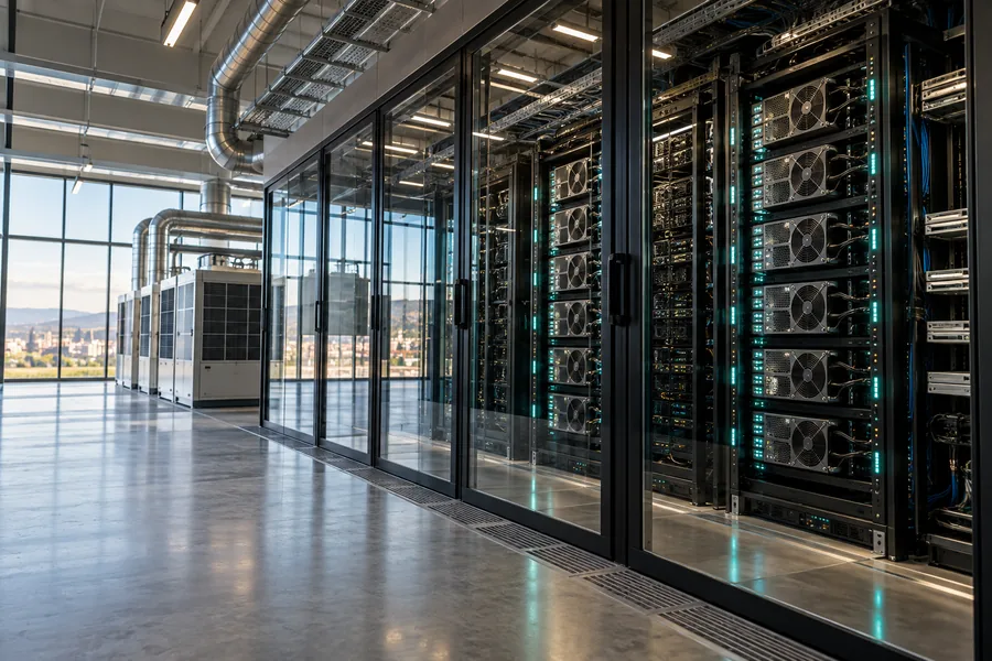 Conceptual photograph of infrastructure hardware