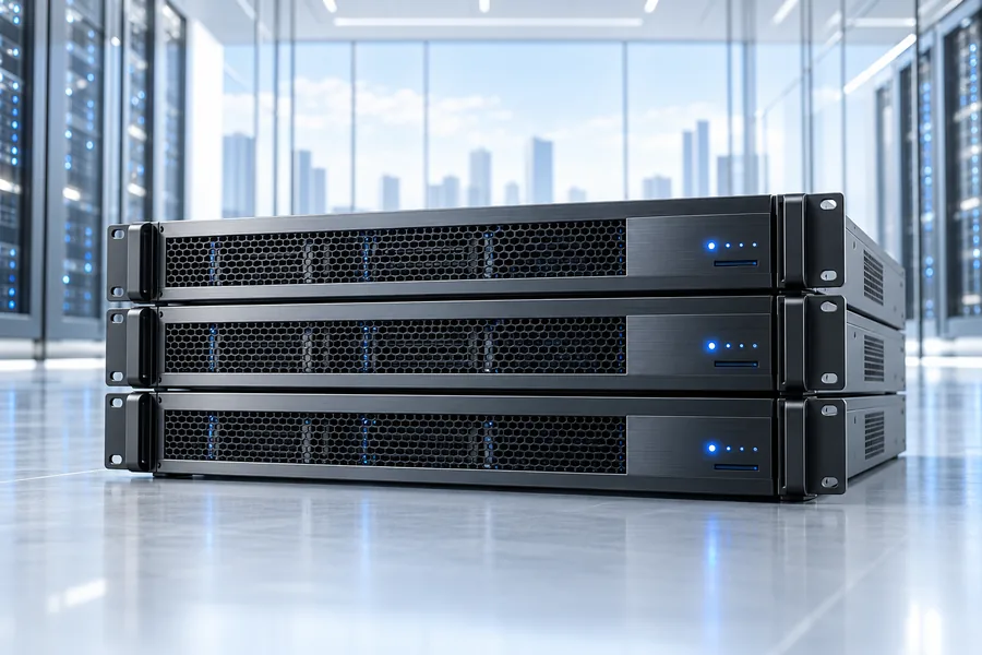 Conceptual photograph of infrastructure hardware